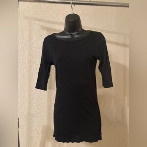 Michael Stars Black Short/Half Sleeve Supima cotton tee